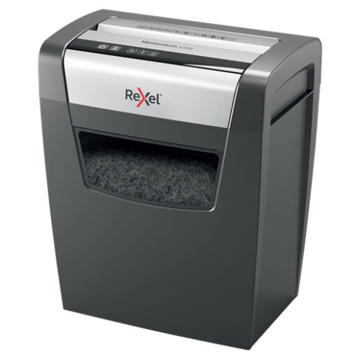 Rexel Momentum X312 paper shredder Particle-cut shredding Black  Grey