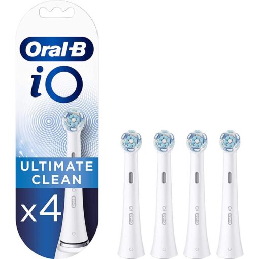 Oral-B Replaceable Toothbrush Heads iO Ultimate Clean For adults  Number of brush heads included 4  White